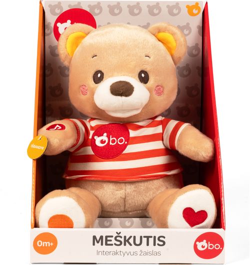 Žaislas. Interaktyvus meškutis BO. (lietuvių kalba)