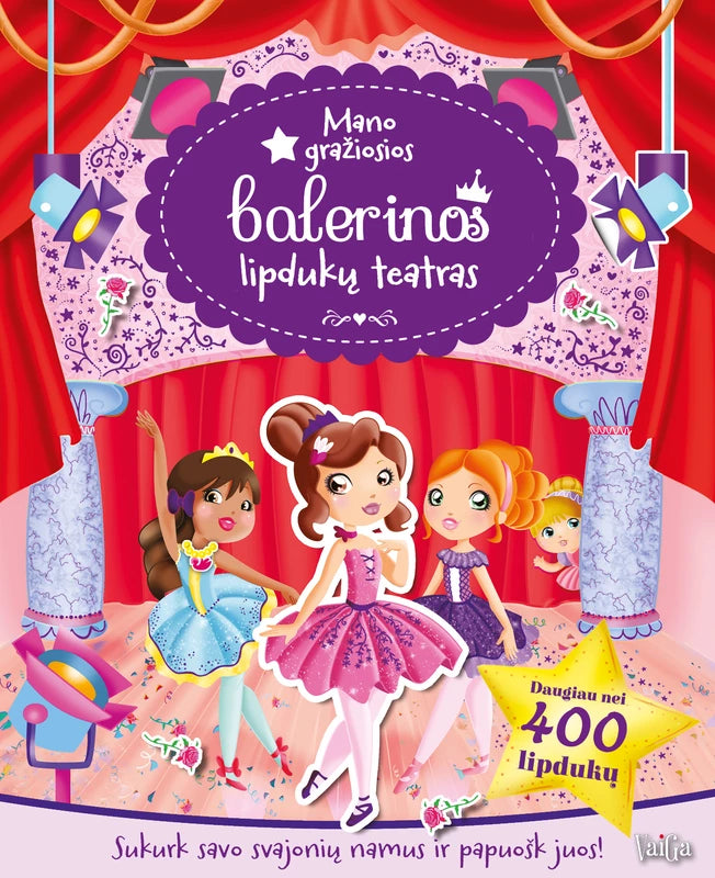 Mano gražiosios balerinos lipdukų teatras