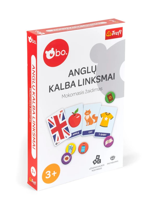 Žaidimas mokomasis. Anglų kalba linksmai