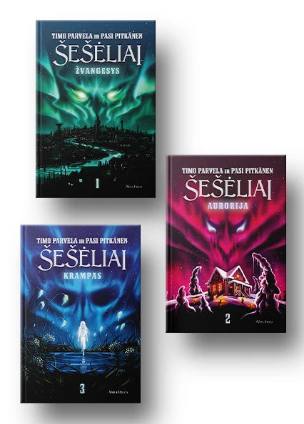 Parvela T. Pitkänen P. Šešėliai 3 knygos