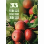 2026m Kalendorius Sodininko daržininko gėlininko. Plėšomas