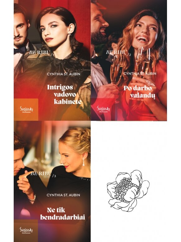 St. Aubin S. Be ribų Trys knygos.
