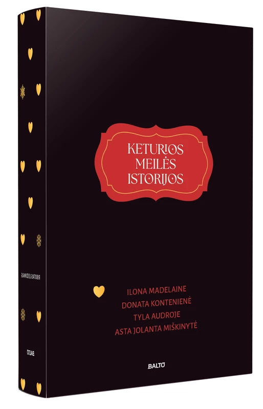 Madelaine I. Kontenienė D. Tyla Audroje, Miškinytė A.J. Keturios meilės istorijos. Novelių rinkinys elegantiškoje dėžutėje