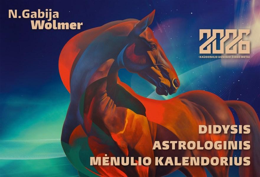 Wolmer N.G. Didysis astrologinis 2026 m. Mėnulio kalendorius