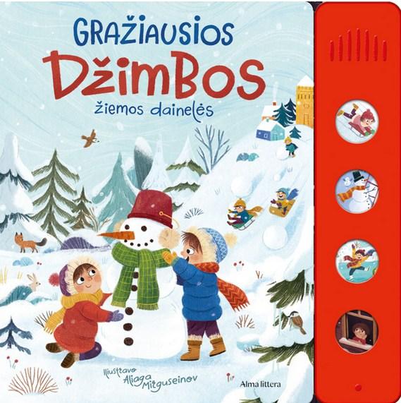 Knygelė su garsais. Gražiausios Džimbos žiemos dainelės