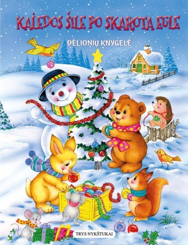 Dėlionių knygelė. Kalėdos šile po skarota egle