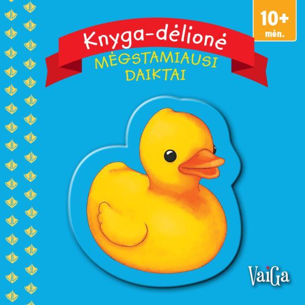 Knyga - dėlionė. Vaikams nuo 10 mėn. Mėgstamiausi daiktai.