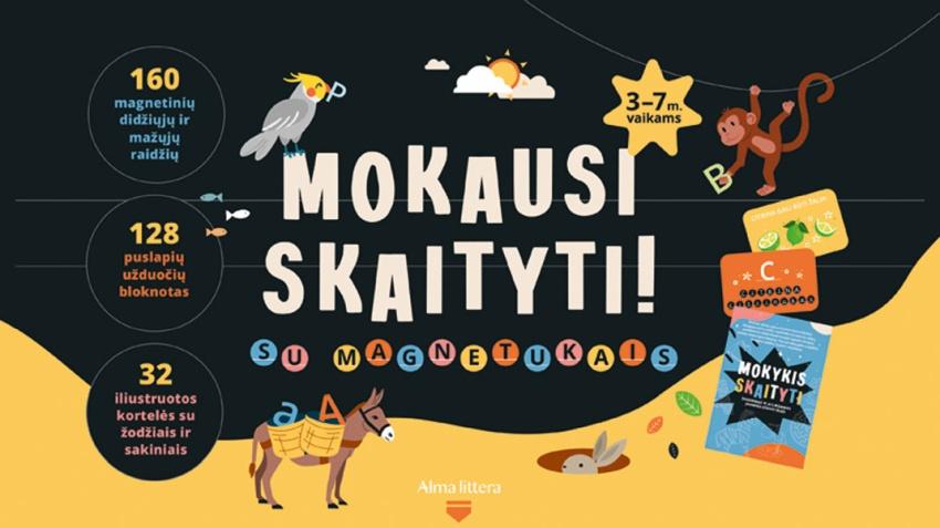 Gedvilienė D. Mokausi skaityti. Su magnetukais