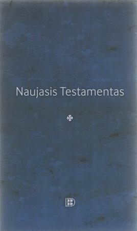 Naujasis Testamentas  2020 stambiu šriftu ( mėlynas viršelis)