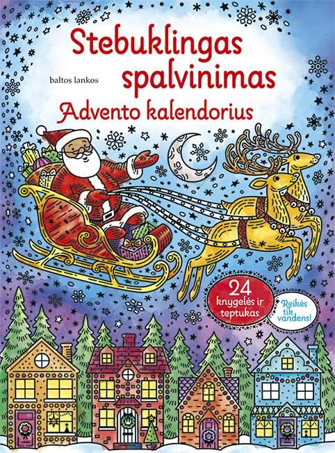 Stebuklingas spalvinimas. Advento kalendorius