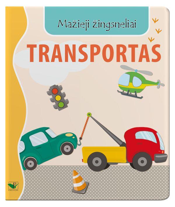 Kartoninė knygelė. Mažieji žingsneliai. Transportas
