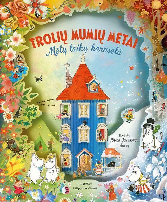 Trolių Mumių metai. Metų laikų karuselė. Erdvinė knyga