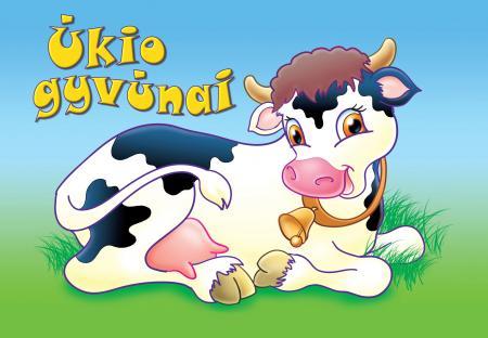 Kartoninė knygel. Ūkio gyvūnai