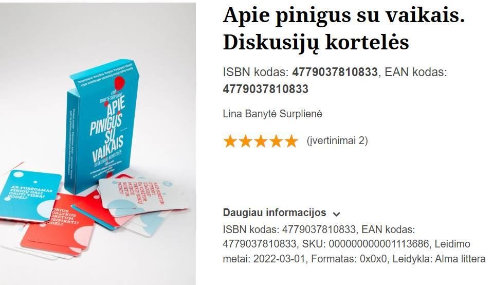 Banytė-Surplienė L. Apie pinigus su vaikais