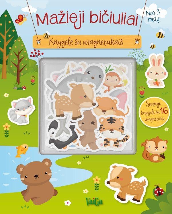 Mažieji bičiuliai: smagi knygelė su magnetukais