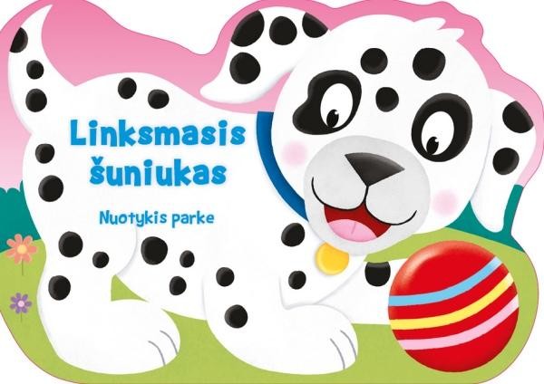 Kartoninė knygelė. Linksmasis šuniukas: nuotykis parke