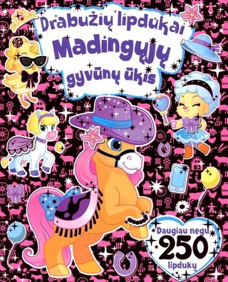 Drabužių lipdukai. Madingųjų gyvūnų ūkis.