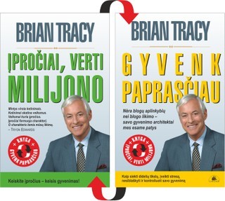Tracy B. dvi knygos vienoje: „Gyvenk paprasčiau“ ir „Įpročiai verti milijono“