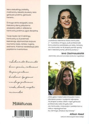 Daukšienė R. 12 savaičių iššūkis kūnui: pokyčių stebėjimo ir žymėjimo knyga