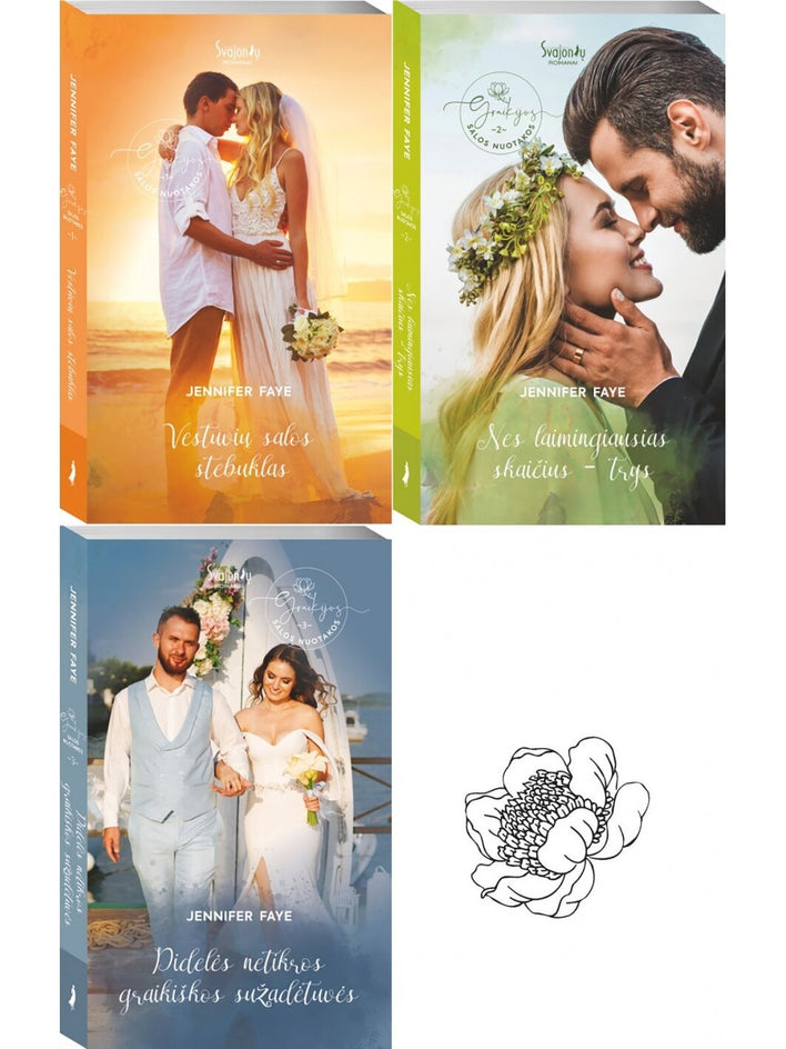 Faye J. Graikijos salos nuotakos. 3 knygos