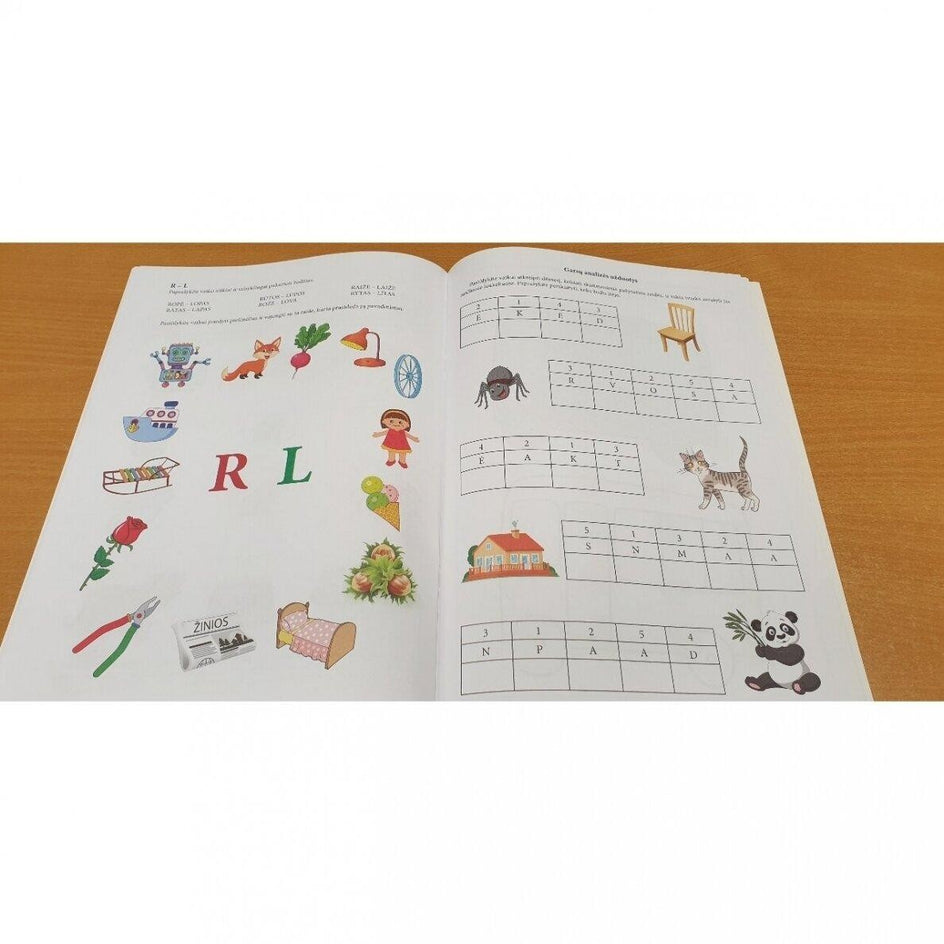 Liutvinienė L. Užduotys būsimam pirmokui. Logopedas pataria