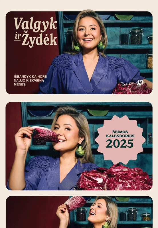 Nicholson B. Šeimos kalendorius 2025 „Valgyk ir žydėk“ - MOTERS DIENOS PROGA NUOLAIDA