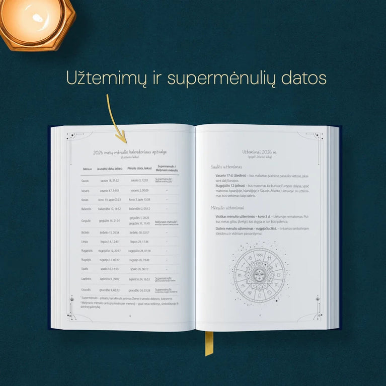Mėnulio raganos almanachas 2026. Ritualai, burtai ir mėnulio kalendorius