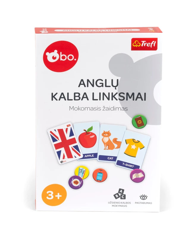 Žaidimas mokomasis. Anglų kalba linksmai