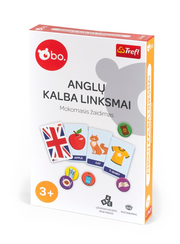 Žaidimas mokomasis. Anglų kalba linksmai
