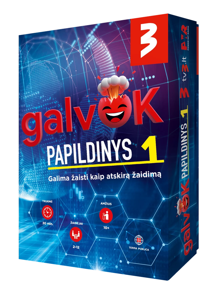 Žaidimas. Galvok papildinys Nr.1