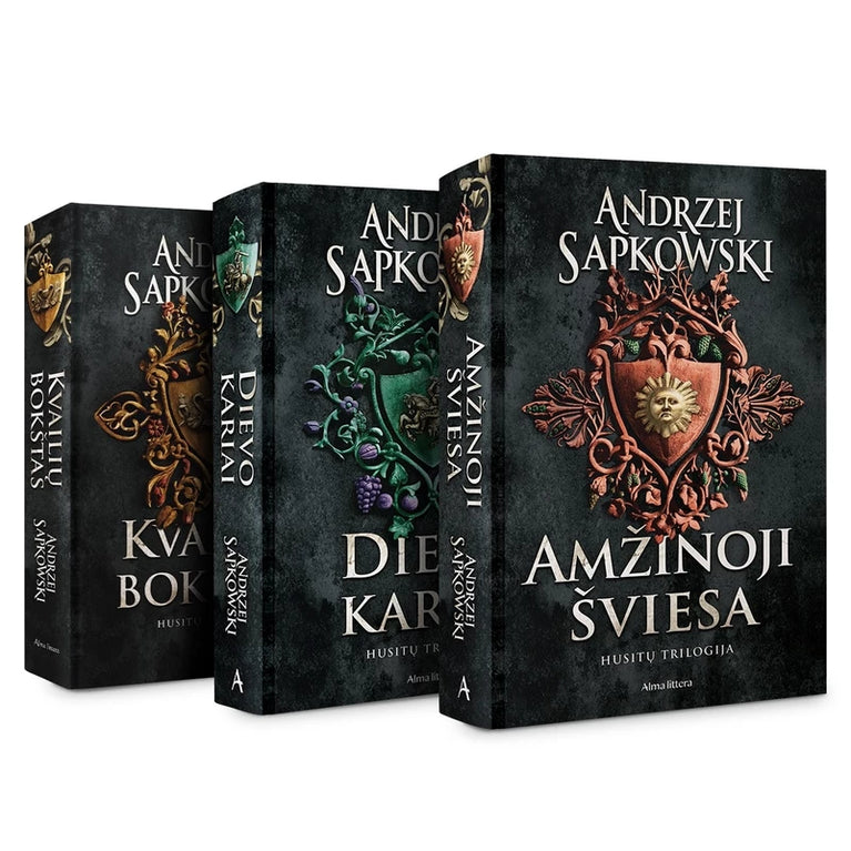 Sapkowski A. Husitų trilogija:  Kvailių bokštas + Dievo kariai + Amžinoji šviesa