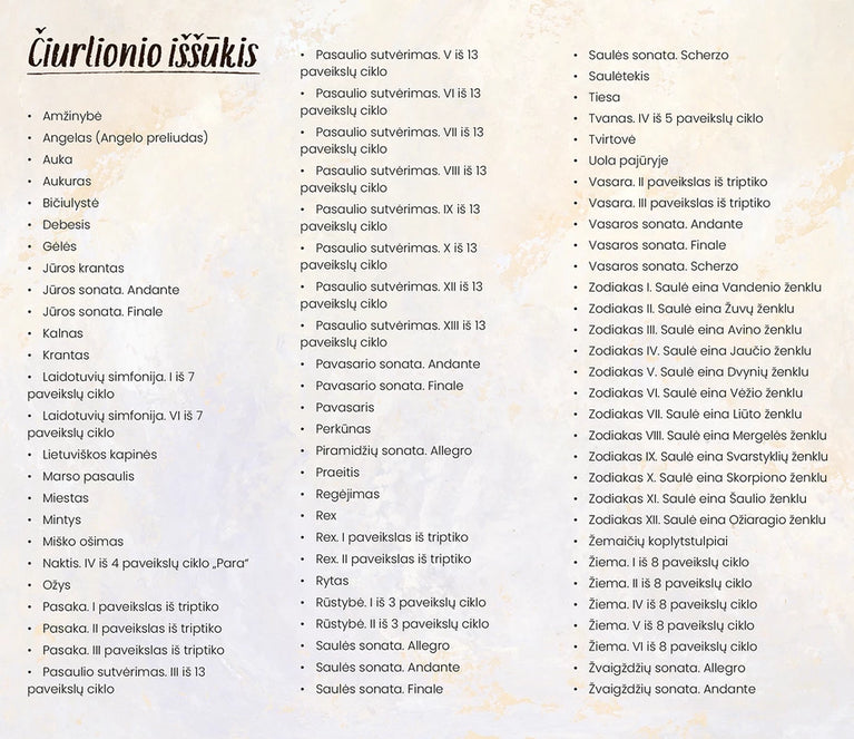 Žaidimas. Kandrotas V. Stalo žaidimas. Čiurlionio iššūkis