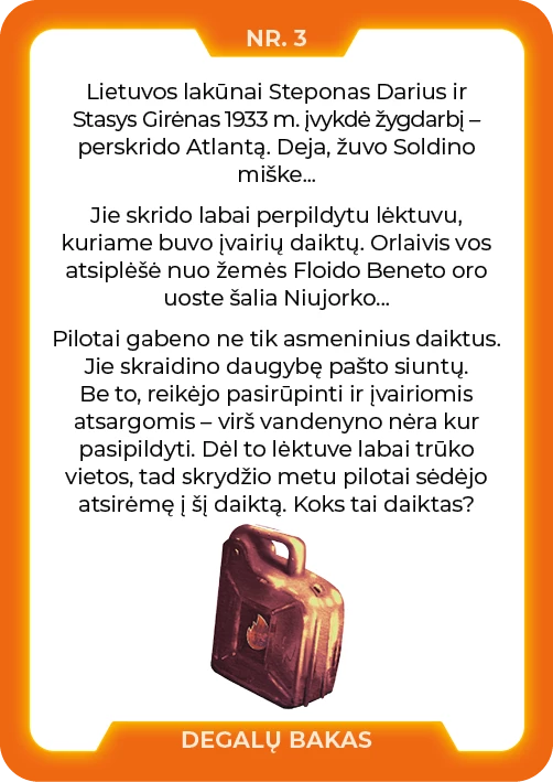 Žaidimas. Pilinkus S.  Žaidimas. Daiktų istorijos