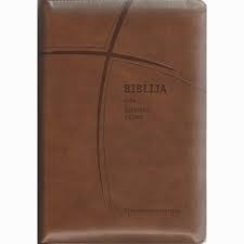 Biblija , Šventasis raštas , Senasis ir Naujasis testamentai , ekumeninis, su užtrauktuku didesne