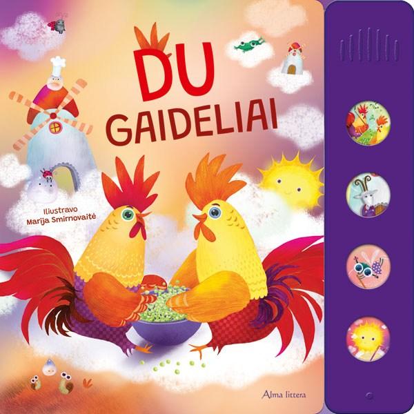 Knygelė su garsais. Du gaideliai