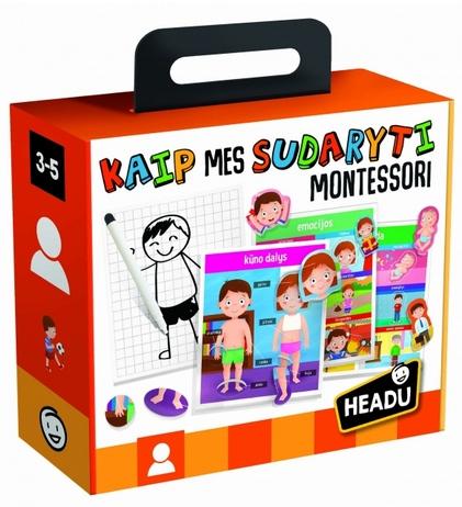 Montessori žaidimas „Kaip mes sudaryti“ LT