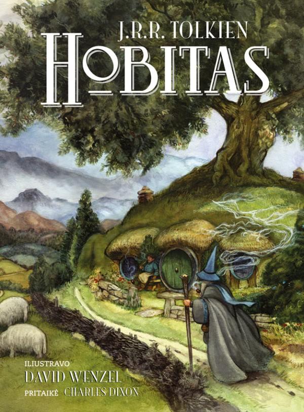 Tolkien J.R.R. Wenzel D. Hobitas. Grafinis romanas