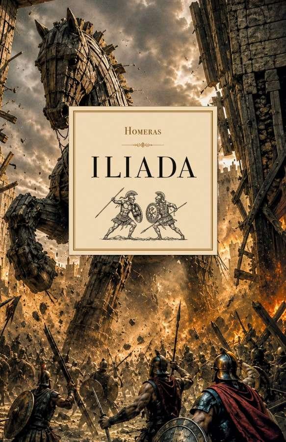 Homeras. Iliada (minkštais viršeliais)