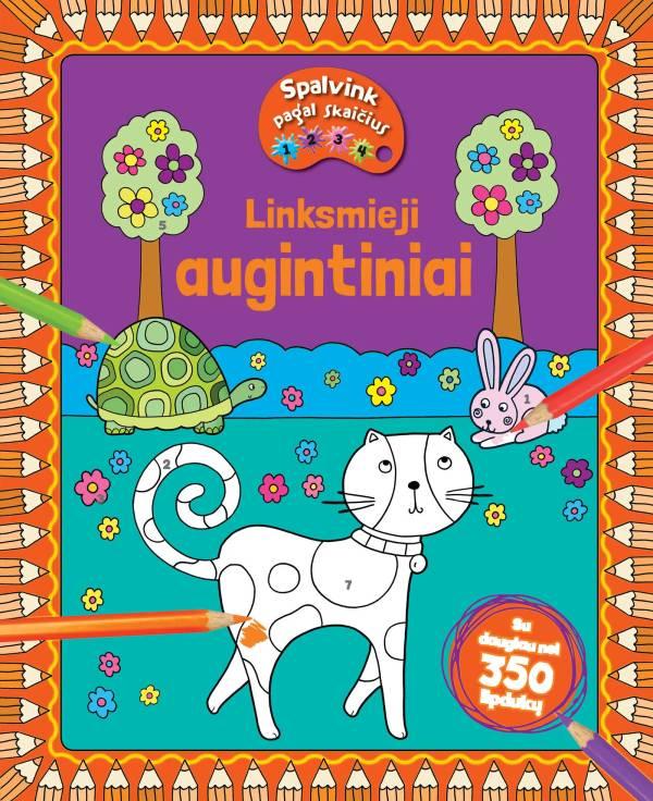 Spalvink pagal skaičius. Linksmieji augintiniai