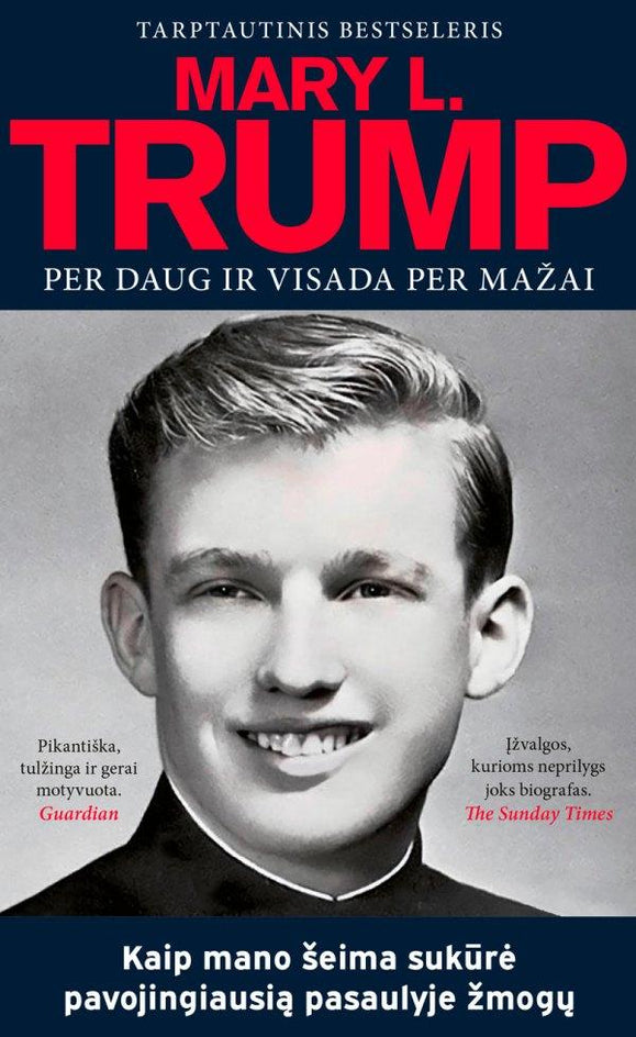 Trump M.L. Per daug ir visada per mažai. Kaip mano šeima sukūrė pavojingiausią pasaulyje žmogų