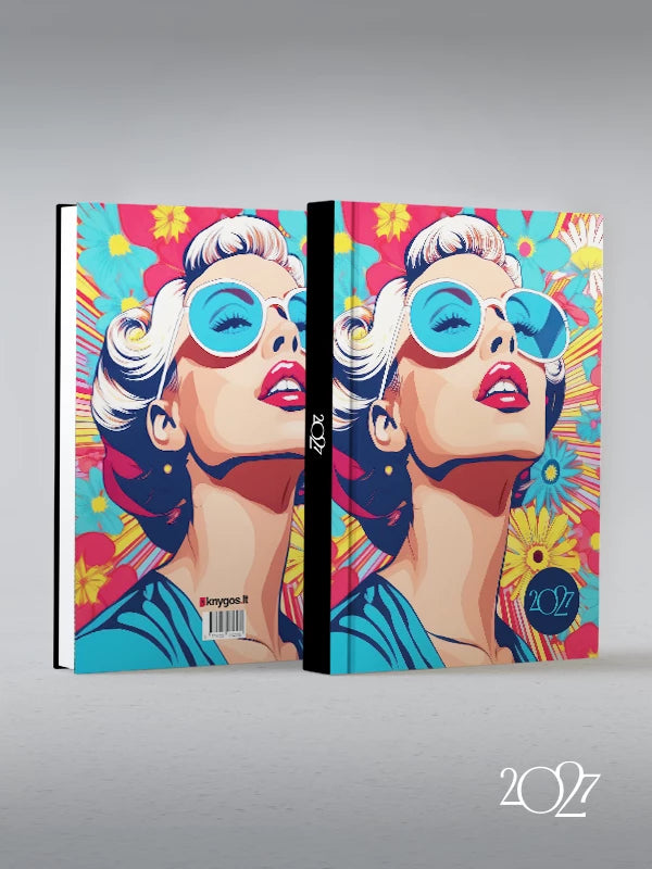 2027 m. A5 darbo kalendorius POP ART