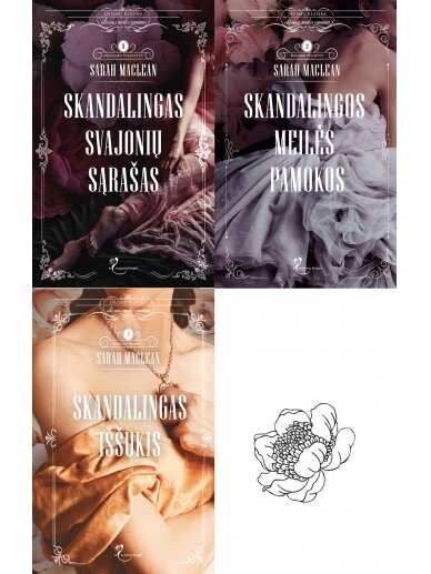 MacLean S. Buduaro paslaptys. 3 knygos. Skandalingas svajonių sąrašas