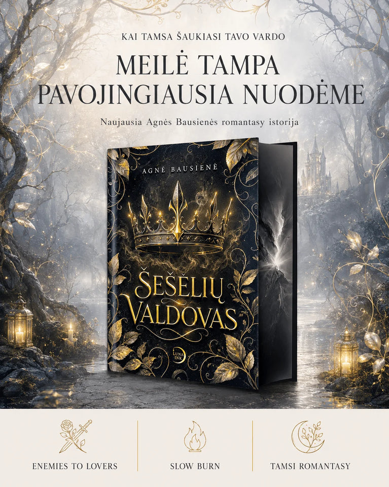 Bausienė A. Šešėlių valdovas: tamsus romantasy apie meilę ir prakeiksmą