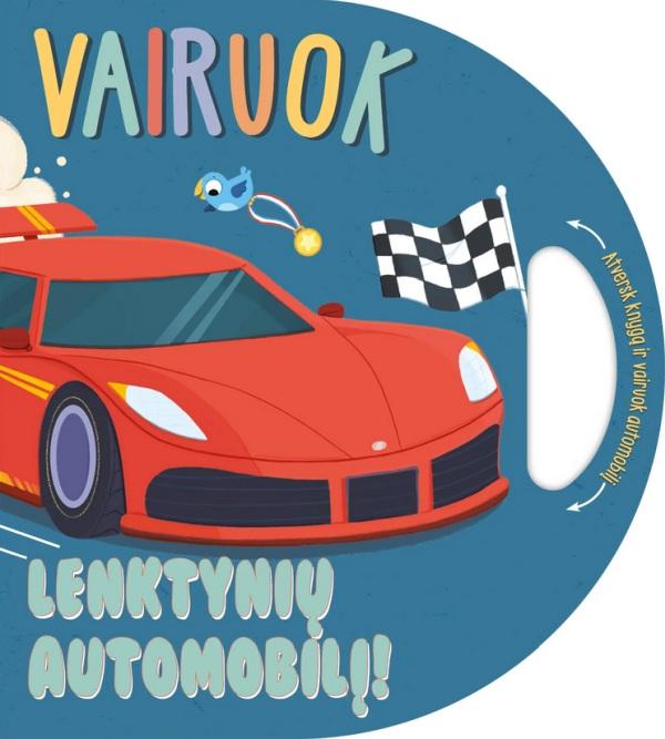 Kartoninė knygelė, Vairuok lenktyninį automobilį