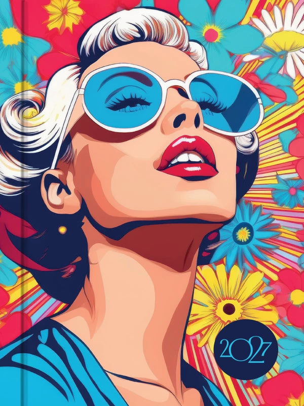 2027 m. A5 darbo kalendorius POP ART