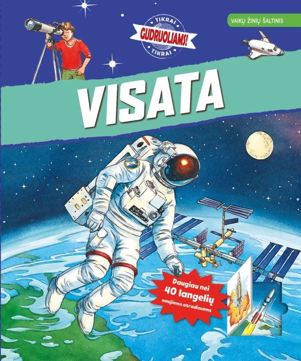 Kartoninė knygelė. Hoffmann B. Visata. Daugiau nei 40 langelių atversti ir sužinoti