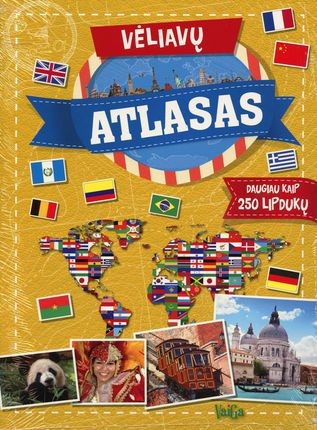 Vėliavų atlasas. Daugiau kaip 250 lipdukų