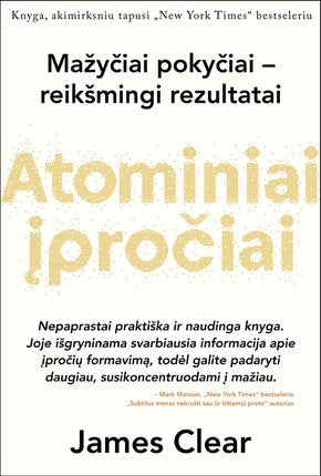 Clear J. Atominiai įpročiai. Lengvas ir patikrintas būdas išsiugdyti gerus