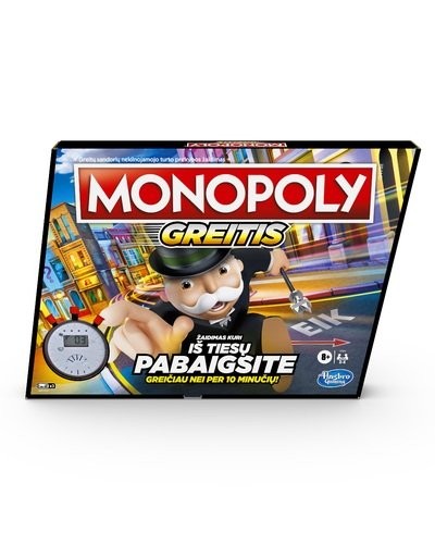Žaidimas „Monopolis Greitis“, LT