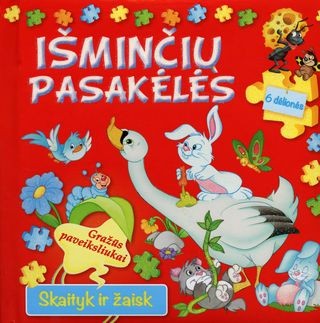 Dėlionių knygelė. Skaityk ir žaisk. Išminčių pasakėlės